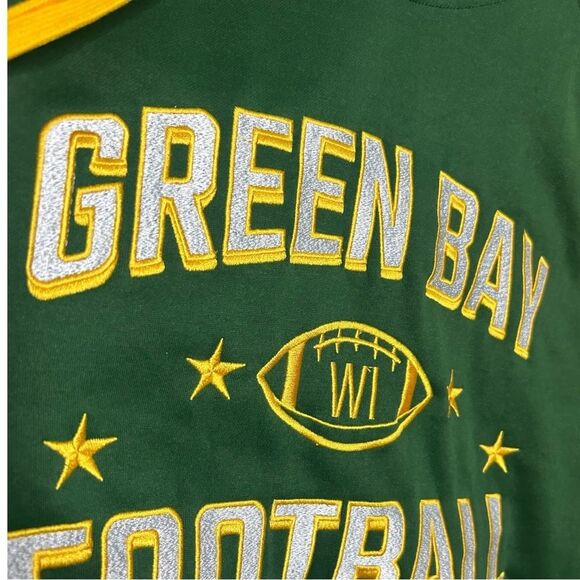 CLORPEAK Football Fully Embroidery Soft Classic Pullover Sweatshirt Hoodie XXL - Picture 5 of 13